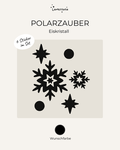 MINI-STICKER: POLARZAUBER - EISKRISTALL
