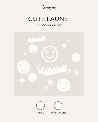 FAHRRAD-STICKER: GUTE LAUNE