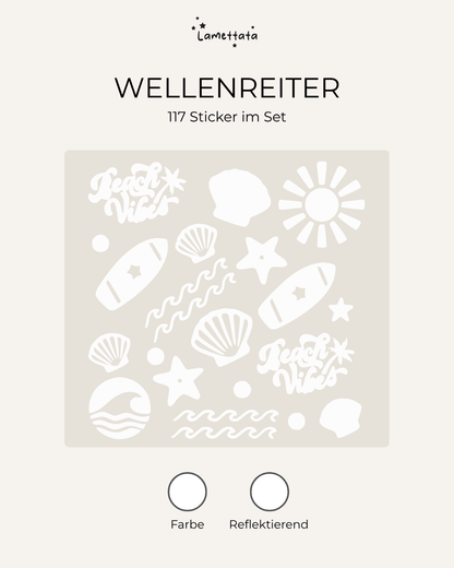 FAHRRAD-STICKER: WELLENREITER