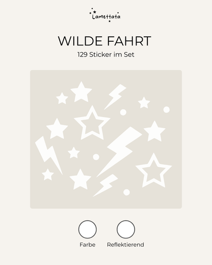 FAHRRAD-STICKER: WILDE FAHRT