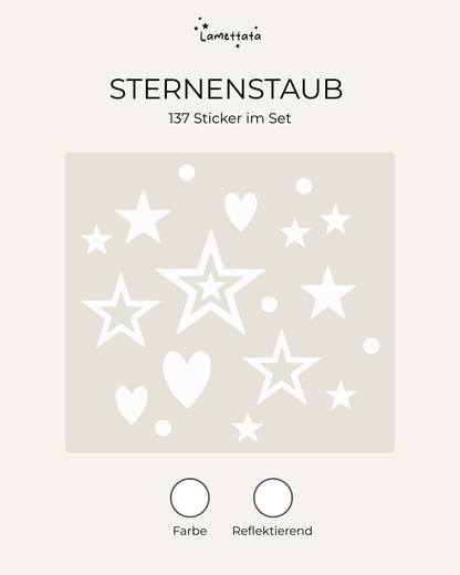 FAHRRAD-STICKER: STERNENSTAUB