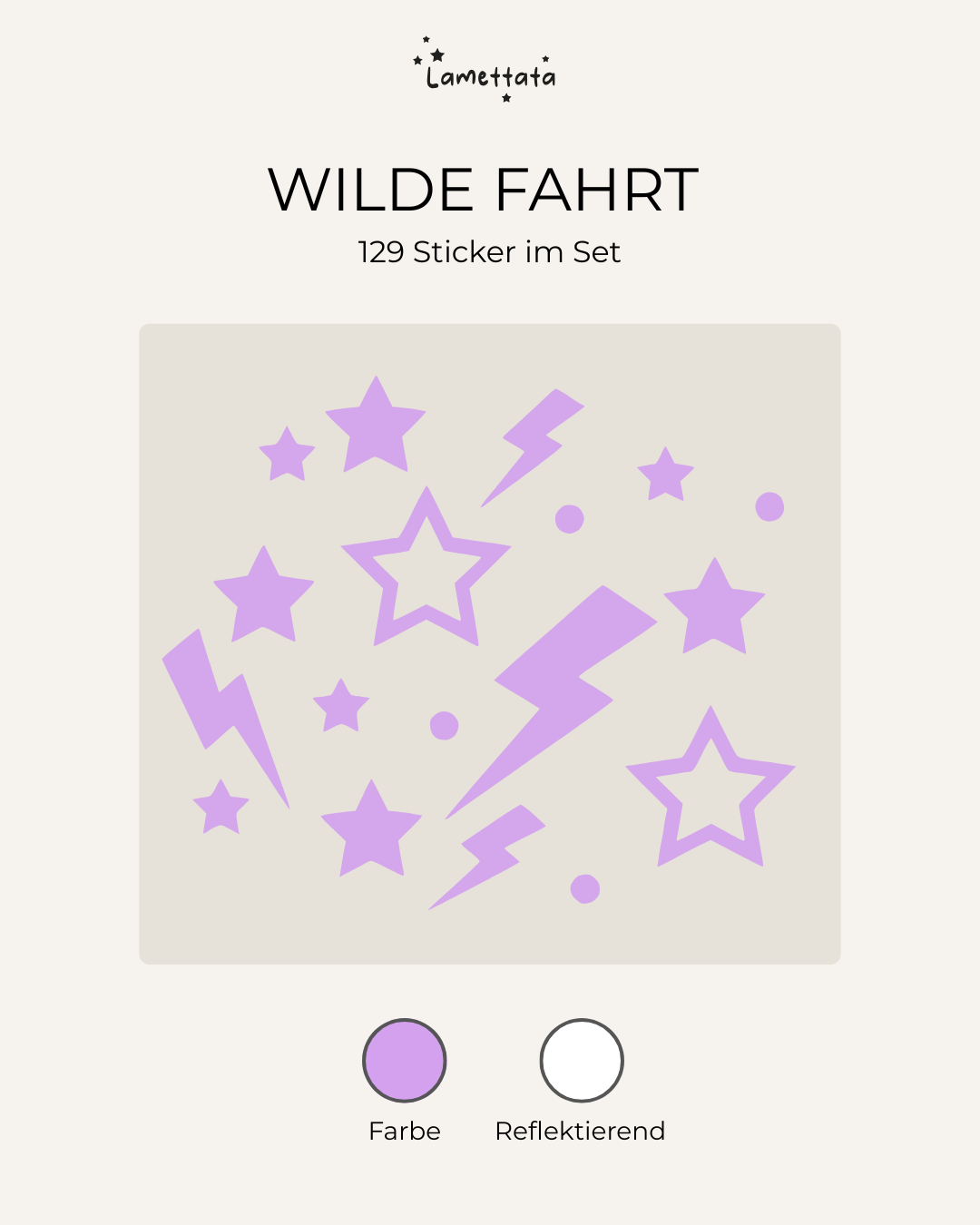 FAHRRAD-STICKER: WILDE FAHRT