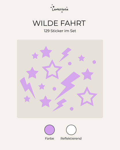 FAHRRAD-STICKER: WILDE FAHRT