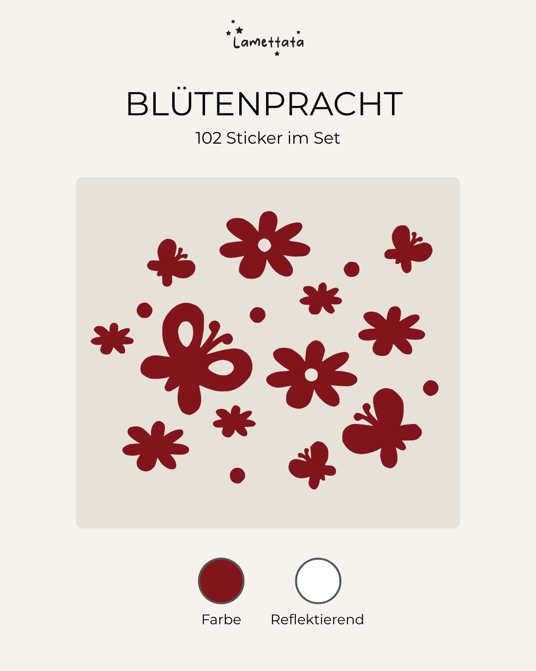 FAHRRAD-STICKER: BLÜTENPRACHT