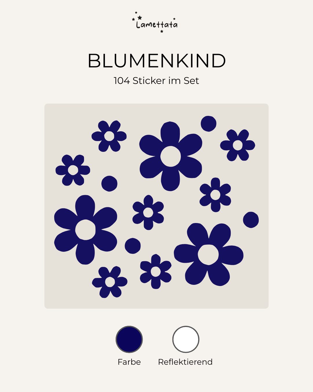 FAHRRAD-STICKER: BLUMENKIND