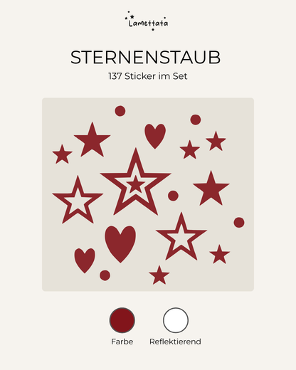 FAHRRAD-STICKER: STERNENSTAUB