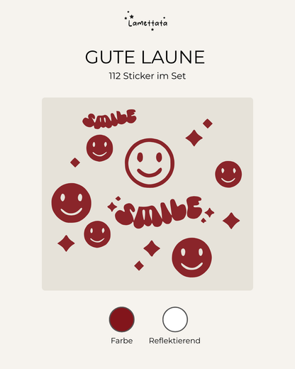 FAHRRAD-STICKER: GUTE LAUNE