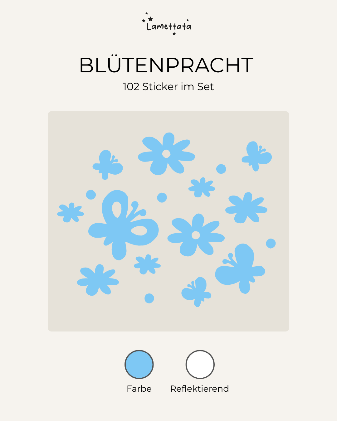 FAHRRAD-STICKER: BLÜTENPRACHT