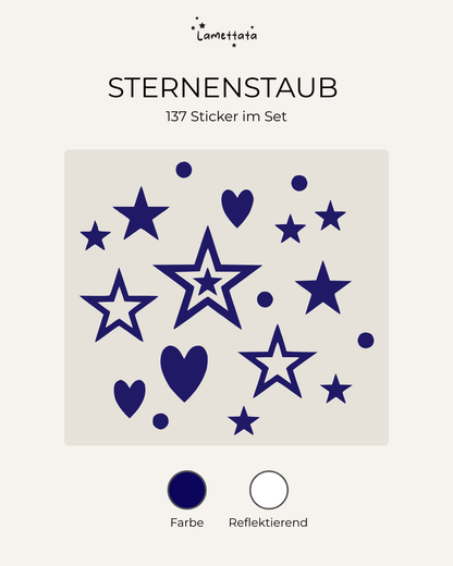 FAHRRAD-STICKER: STERNENSTAUB
