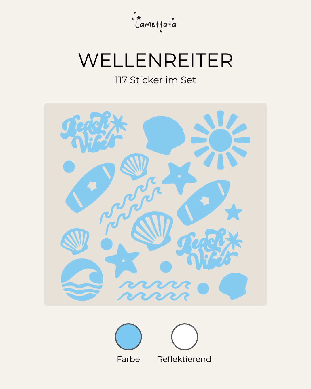 FAHRRAD-STICKER: WELLENREITER