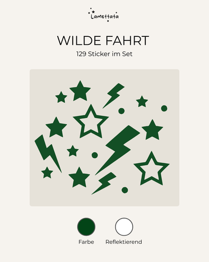 FAHRRAD-STICKER: WILDE FAHRT