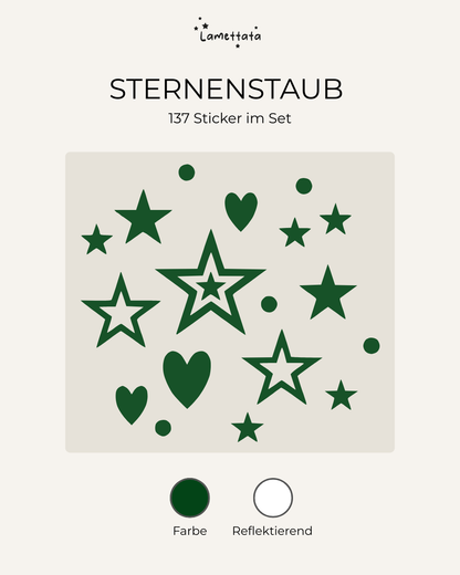FAHRRAD-STICKER: STERNENSTAUB