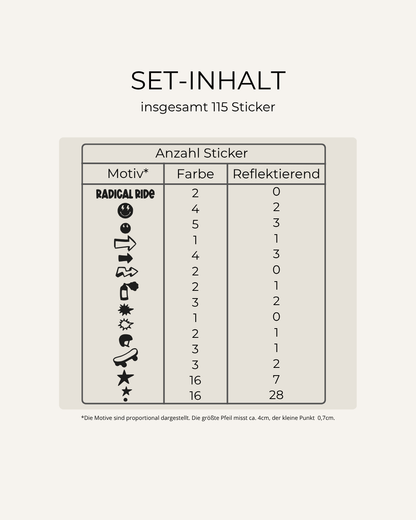 FAHRRAD-STICKER: ASPHALT-HELDEN