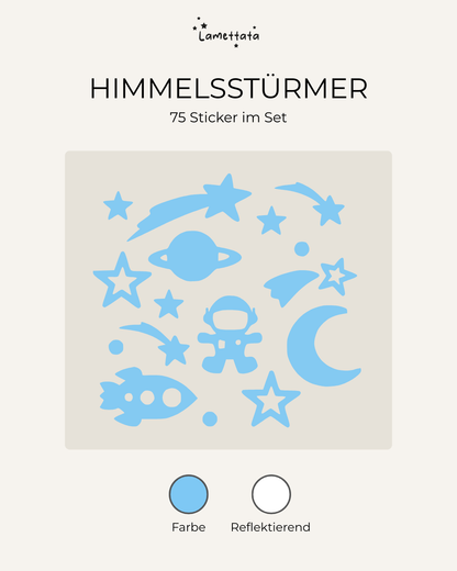 LASTENRAD-STICKER: HIMMELSSTÜRMER
