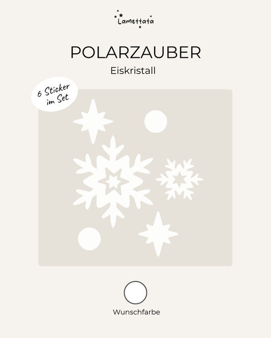 MINI-STICKER: POLARZAUBER - EISKRISTALL