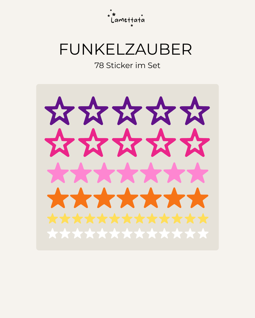 LASTENRAD-STICKER: FUNKELZAUBER
