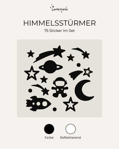 LASTENRAD-STICKER: HIMMELSSTÜRMER