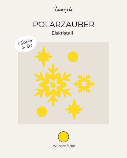 MINI-STICKER: POLARZAUBER - EISKRISTALL