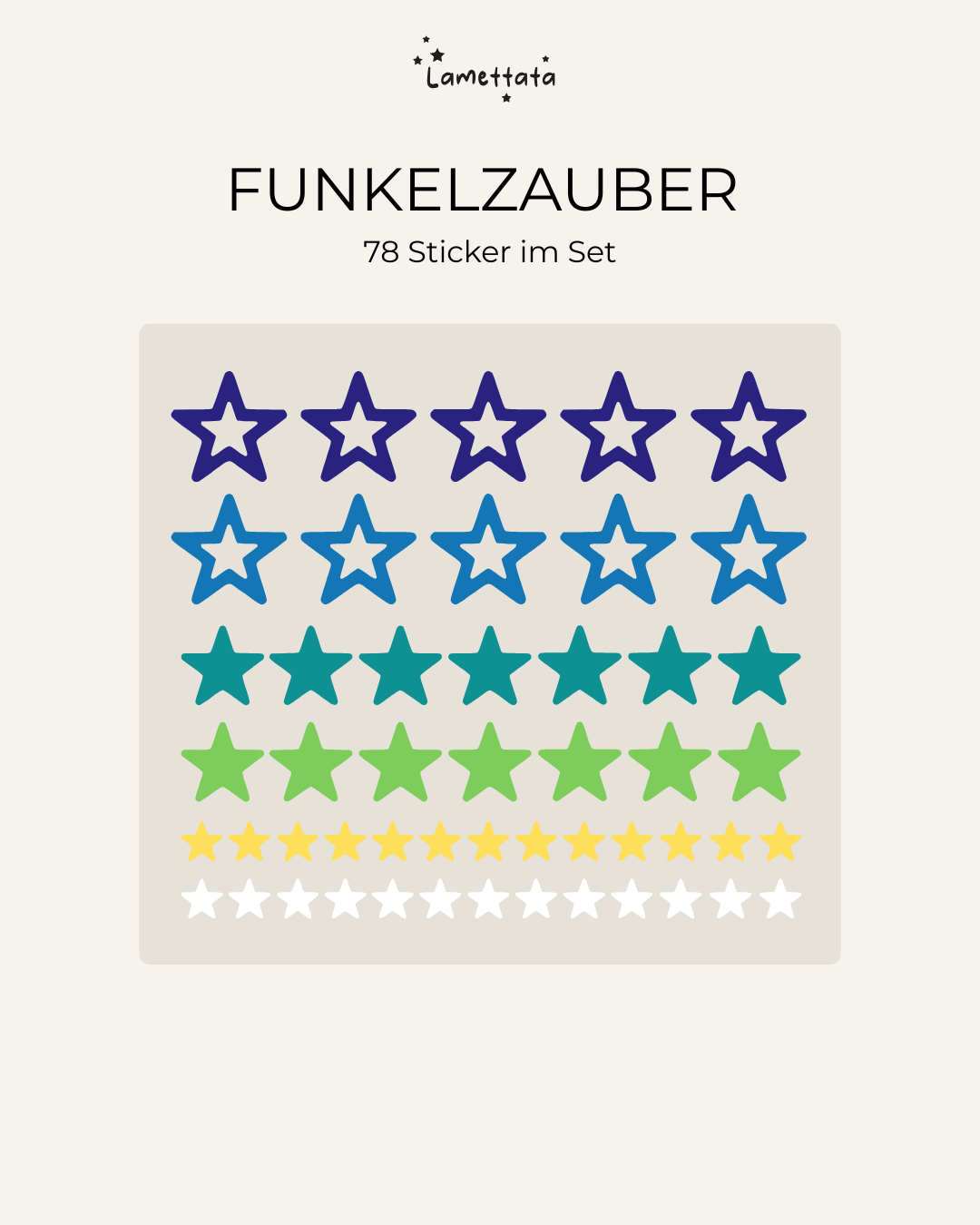 LASTENRAD-STICKER: FUNKELZAUBER