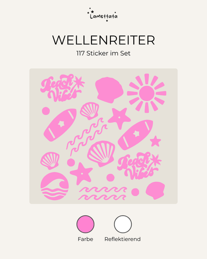FAHRRAD-STICKER: WELLENREITER