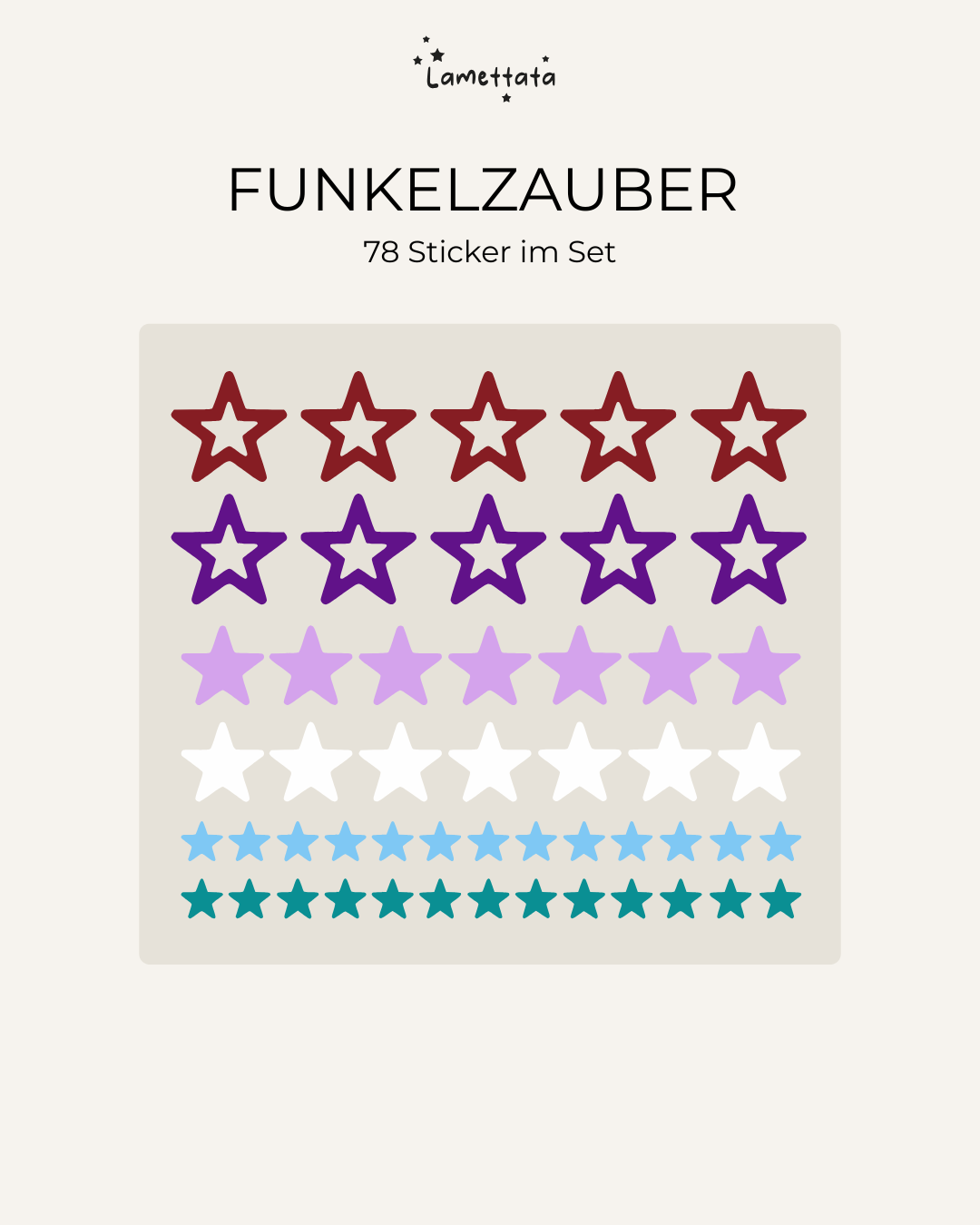 LASTENRAD-STICKER: FUNKELZAUBER