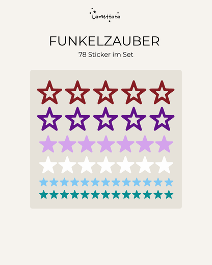 LASTENRAD-STICKER: FUNKELZAUBER