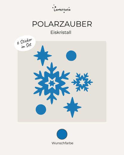 MINI-STICKER: POLARZAUBER - EISKRISTALL