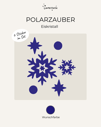 MINI-STICKER: POLARZAUBER - EISKRISTALL