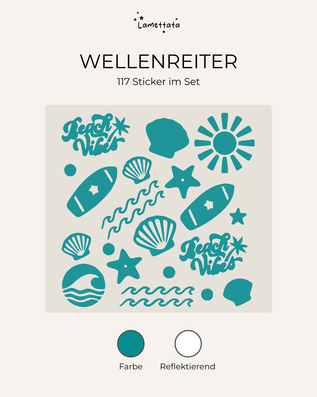 FAHRRAD-STICKER: WELLENREITER