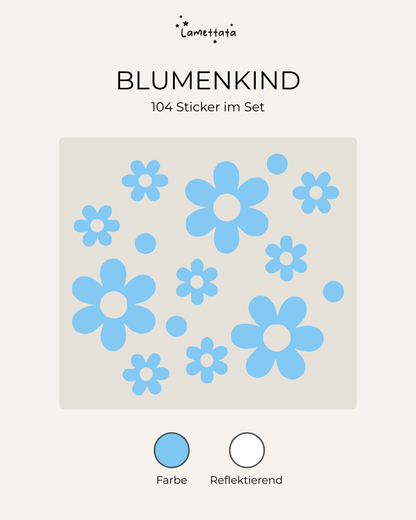 FAHRRAD-STICKER: BLUMENKIND
