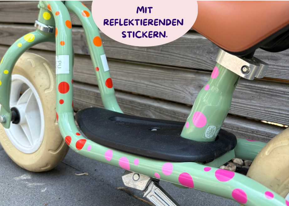 FAHRRAD-STICKER: KONFETTIKUSS