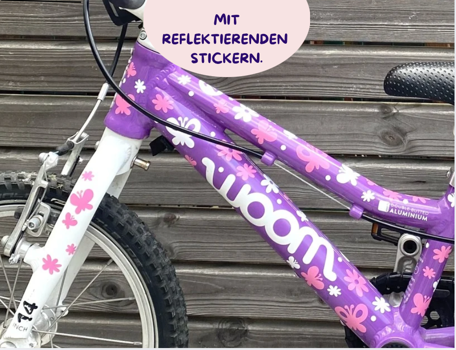 FAHRRAD-STICKER: BLÜTENPRACHT