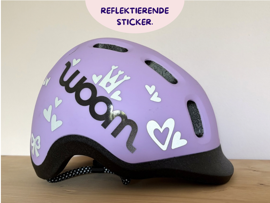 HELM-STICKER: GLITZER-PRINZESSIN