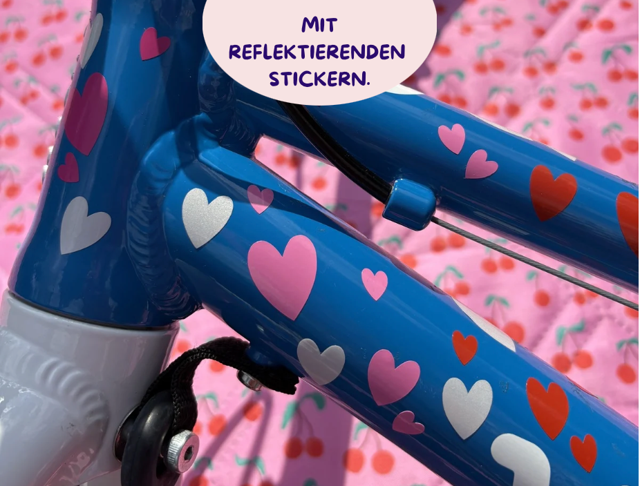 FAHRRAD-STICKER: HERZENSZAUBER