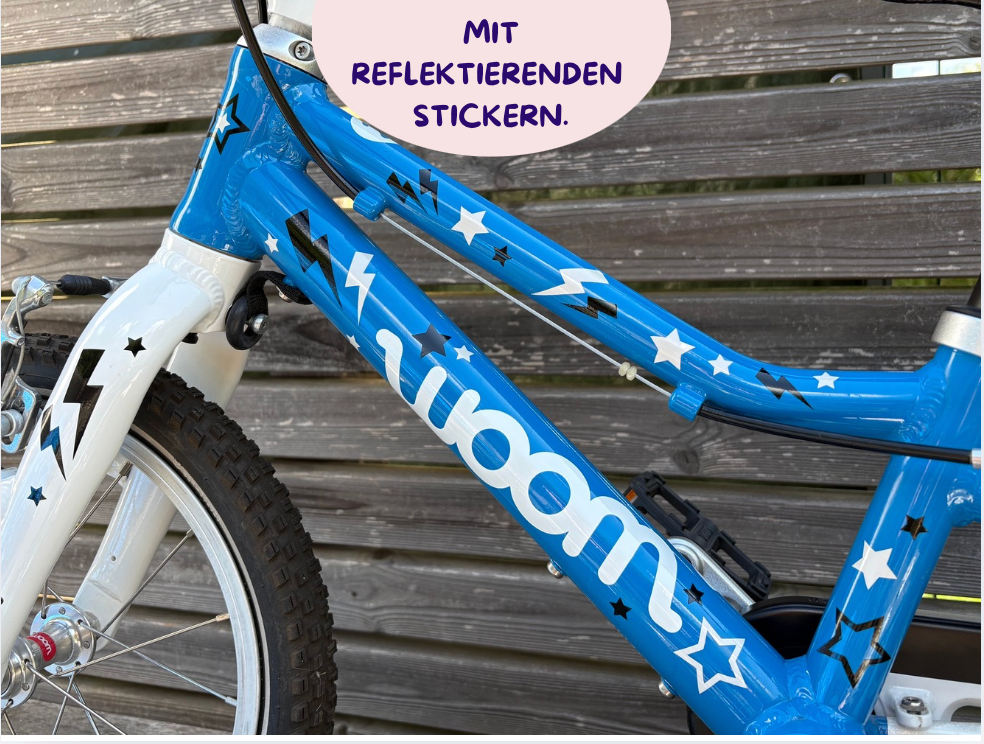 FAHRRAD-STICKER: WILDE FAHRT