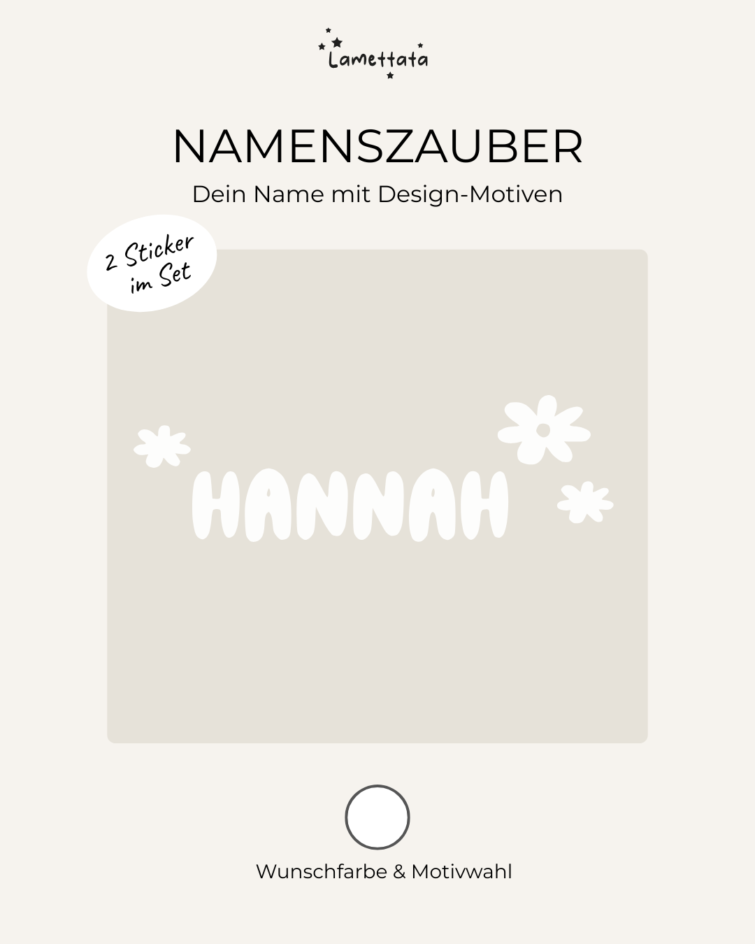 NAMENSZAUBER: MIT MOTIVEN