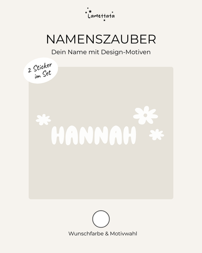 NAMENSZAUBER: MIT MOTIVEN